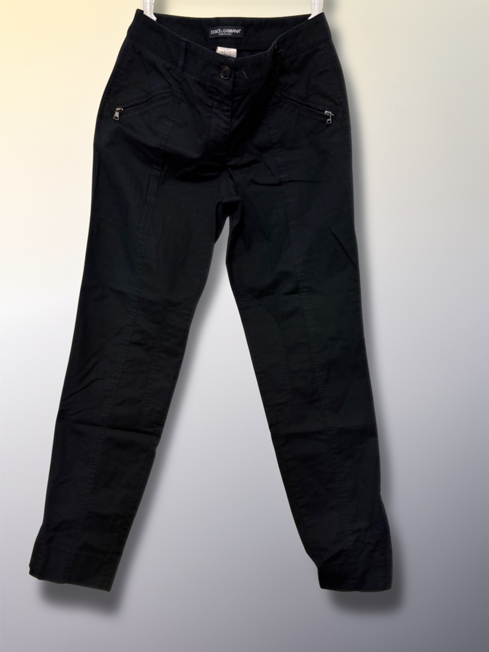 Dolce & Gabbana Womens Black Tailored trousers.